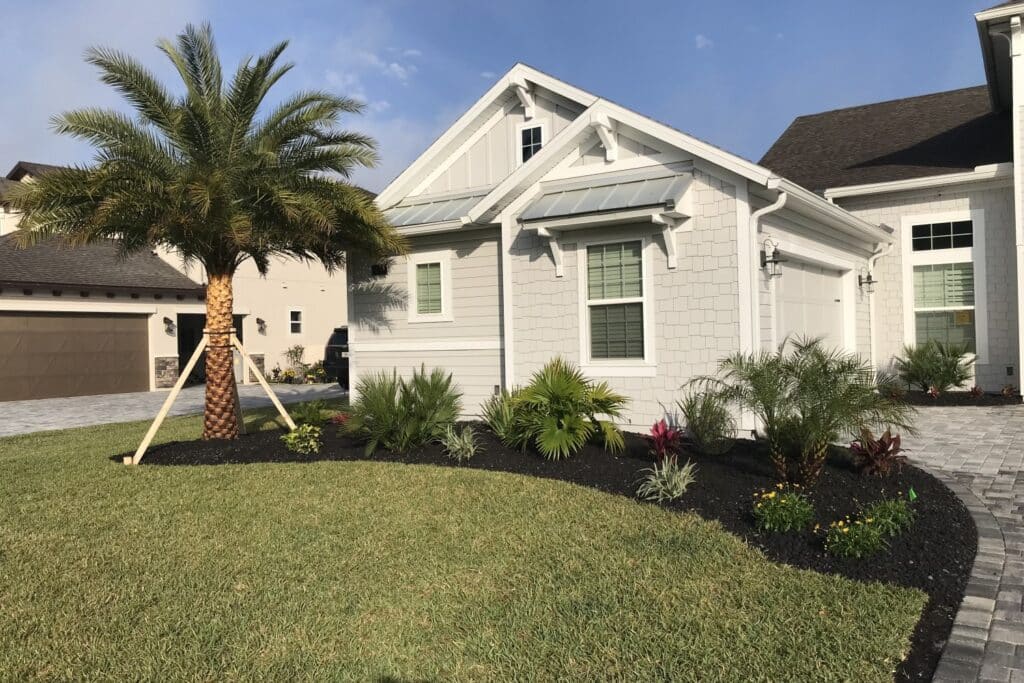 Professional landscaper in Durbin Crossing FL creating beautiful outdoor spaces
